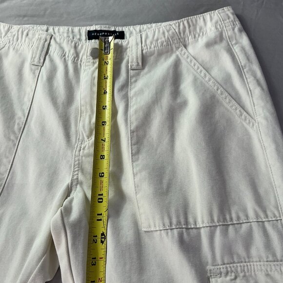 Aeropostale Low Rise Flare Utility Jeans Size XL Women's Y2K Vintage CargoPocket - Picture 6 of 10